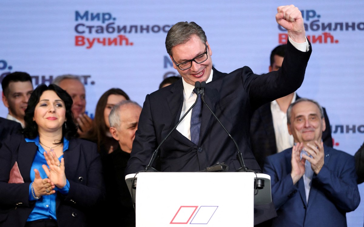 Aleksandar Vucic gana las elecciones presidenciales de Serbia