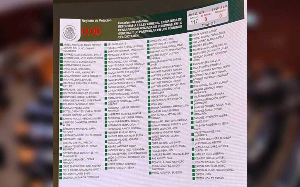 Apoyo unánime en el Senado al Centro Nacional de Identificación Humana