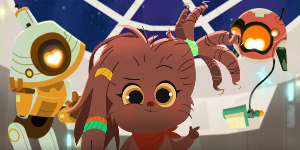 Baby Ewok y Wookiee protagonizan un adorable espectáculo infantil de Star Wars