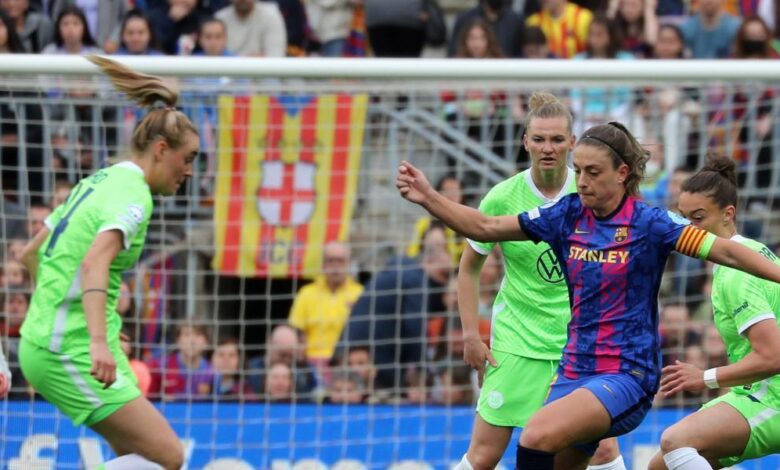 Barça-Wolfsburgo, en imágenes