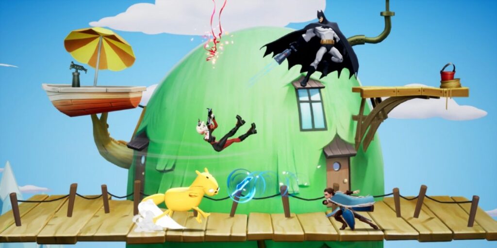 Batman y Harley Quinn luchan en un juego Smash-like WB MultiVersus Leak