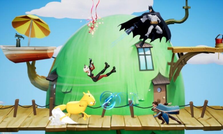 Batman y Harley Quinn luchan en un juego Smash-like WB MultiVersus Leak