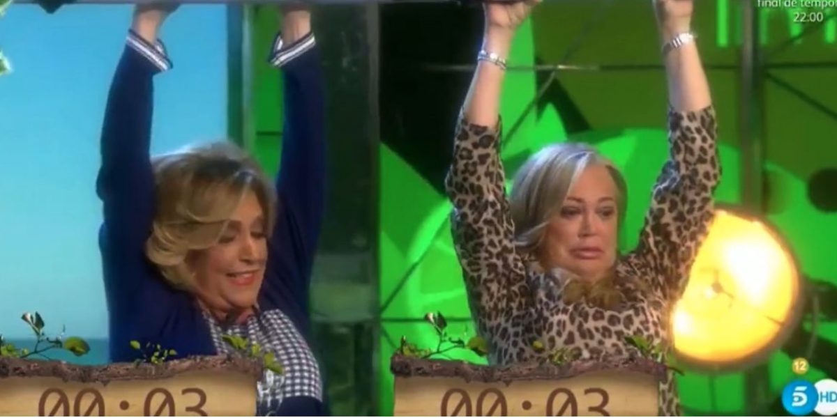 Belén Esteban reaparece tras fracturarse la tibia y el peroné en directo en 'Sálvame'