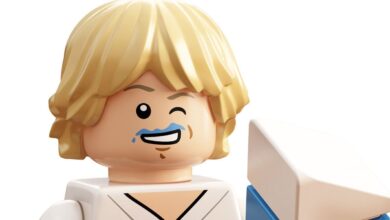Blue Milk Luke de LEGO Star Wars ya se vende por mucho dinero