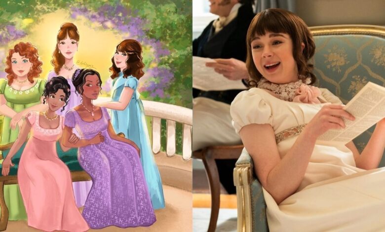 Bridgerton: 10 piezas de fan art que serán la comidilla de la tonelada
