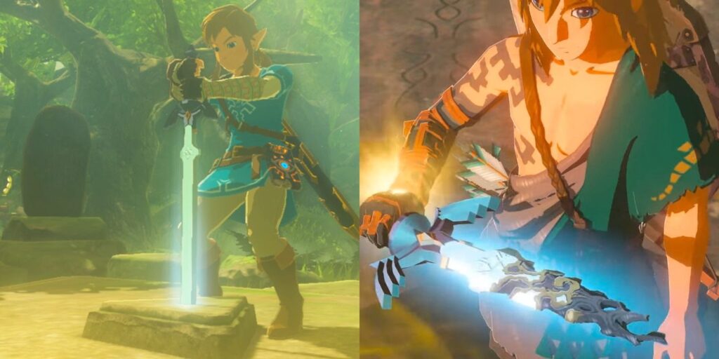 Broken Master Sword de BOTW 2 soluciona un problema de juego e historia