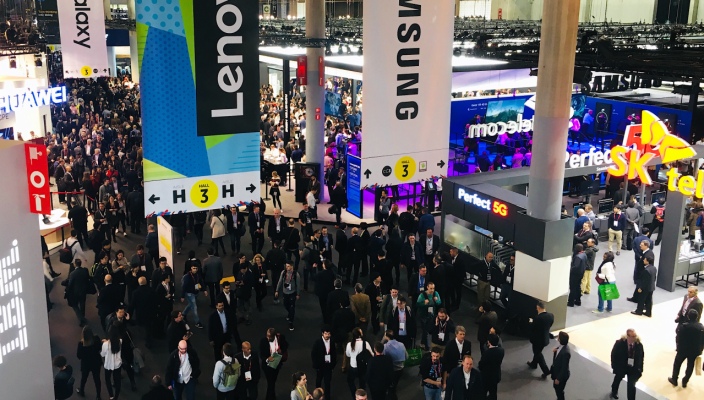 Calificación de los grandes fabricantes de teléfonos inteligentes en el MWC 2018