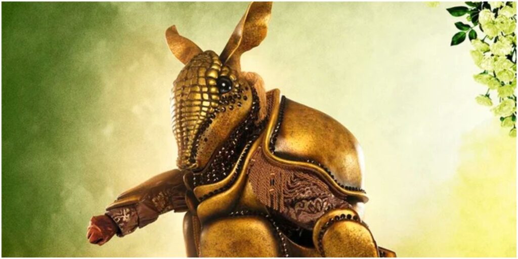 Cantante enmascarado: Armadillo cae al escenario mientras intentaba un movimiento de baile