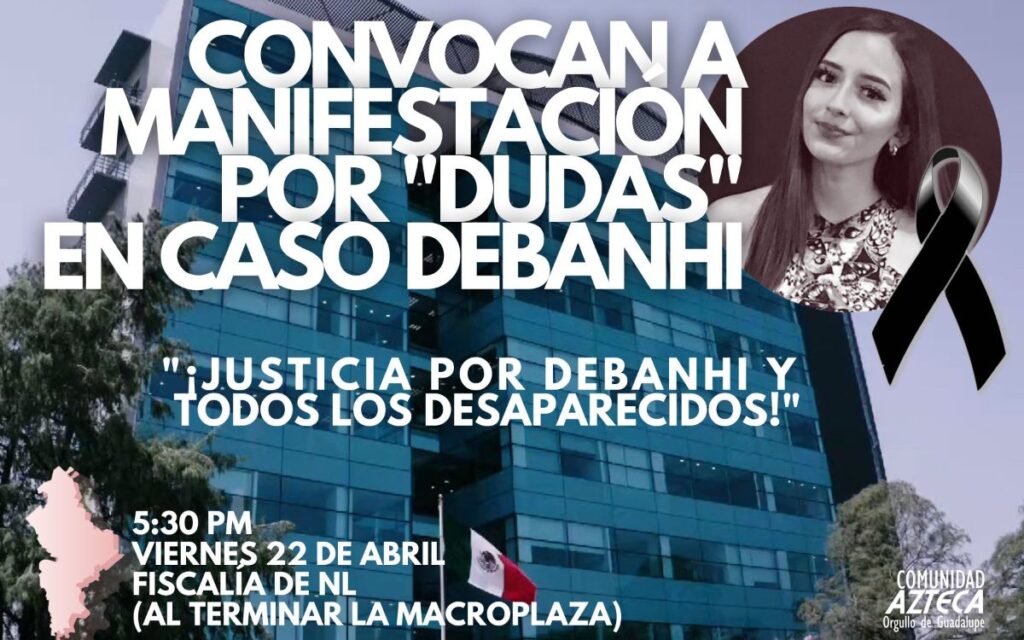 Caso Debanhi: agrupaciones feministas exigirán justicia y protección para mujeres