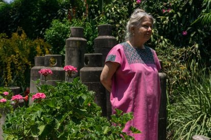La antropóloga Gobi Stromberg en su casa de la calle Humboldt en Cuernavaca, Morelos.