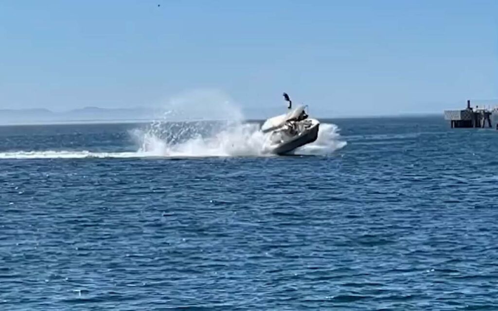 Choque de bote y ballena en Baja California Sur deja seis lesionados; investigan accidente | Video