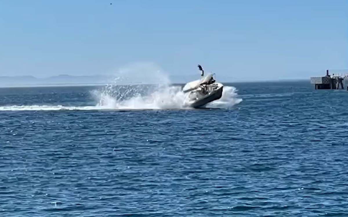 Choque de bote y ballena en Baja California Sur deja seis lesionados; investigan accidente | Video