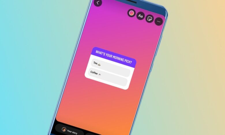 Cómo agregar una encuesta de Instagram a DM e historias