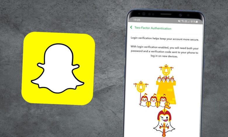 Cómo configurar la autenticación de dos factores en Snapchat