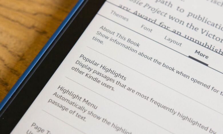 Cómo desactivar los aspectos destacados en Kindle para una mejor experiencia de lectura