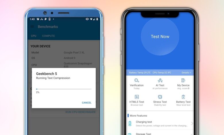 Cómo ejecutar pruebas comparativas en su teléfono inteligente