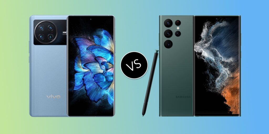 Cómo el X Note de Vivo se compara con el Galaxy S22 Ultra de Samsung