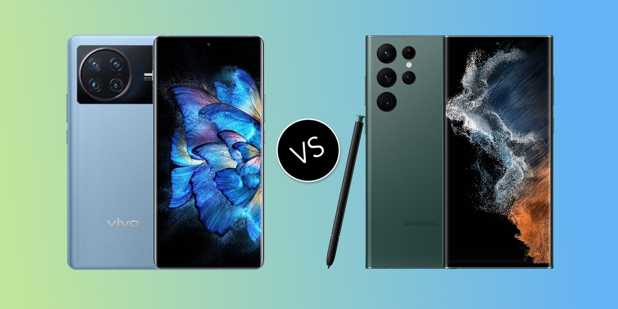 Cómo el X Note de Vivo se compara con el Galaxy S22 Ultra de Samsung