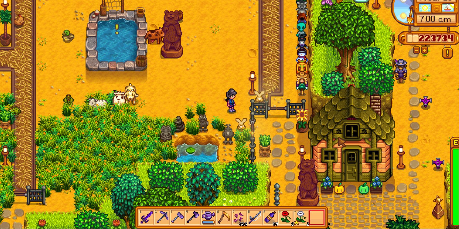 Cómo encontrar la pata de conejo en Stardew Valley (y para qué sirve)
