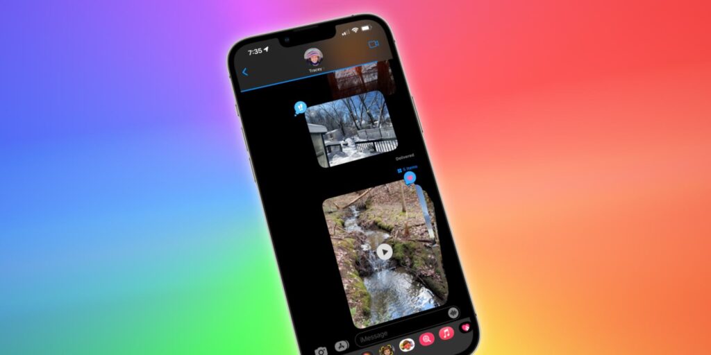 Cómo enviar y ver pilas de fotos y collages de iMessages