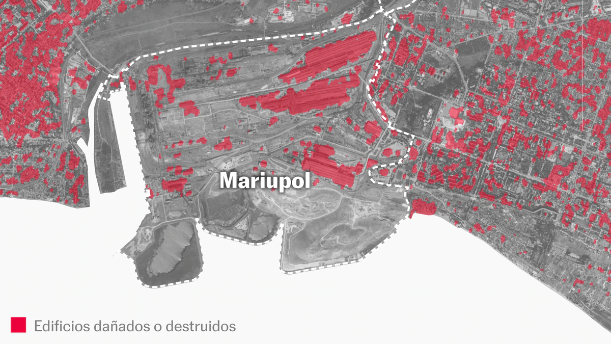 Cómo la acería de Azovstal se ha convertido en el bastión de la resistencia ucrania en Mariupol