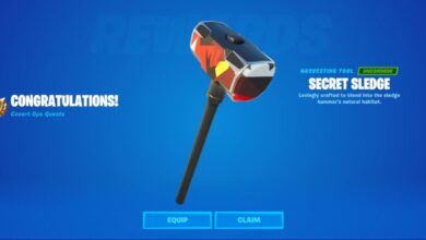 Cómo obtener el pico de trineo secreto gratis en Fortnite