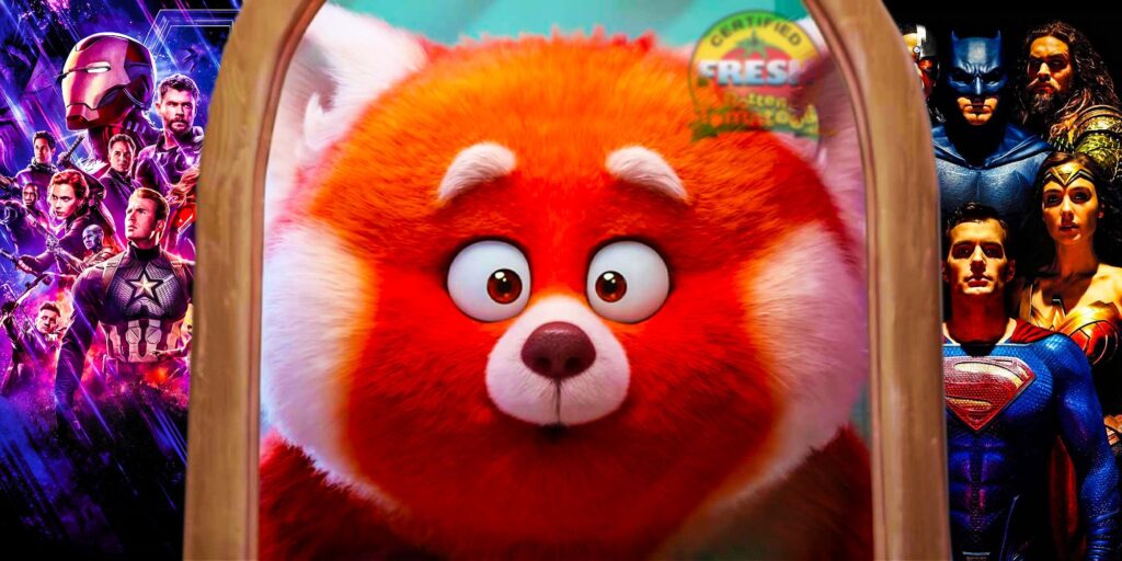 Cómo se comparan los puntajes de Rotten Tomatoes de Pixar con el MCU y otras franquicias