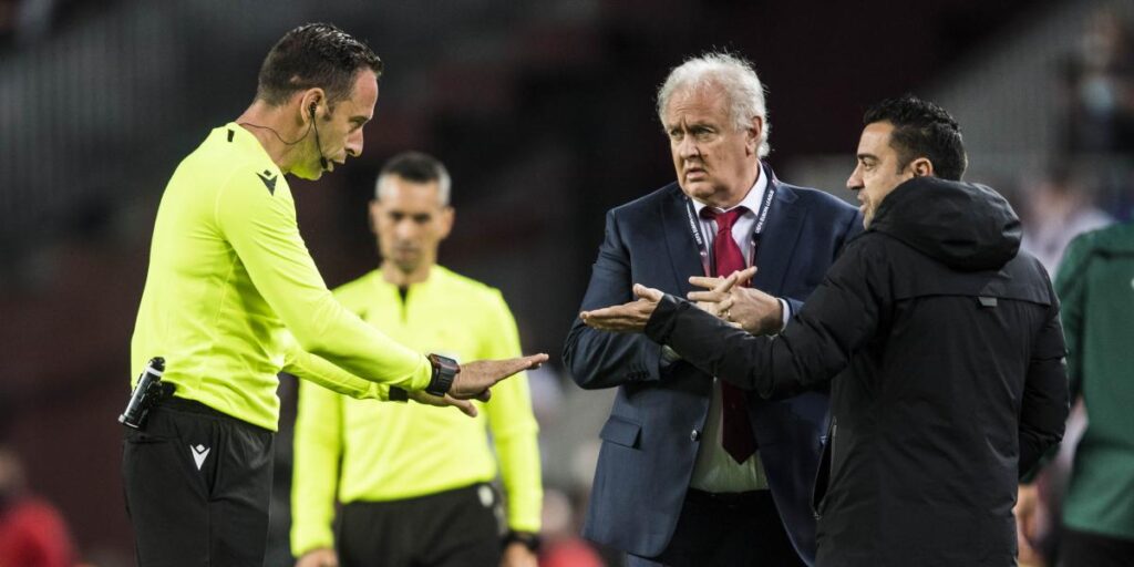 Con Soares Dias, auxiliar de Benquerença en el Inter-Barça de 2010, era más difícil