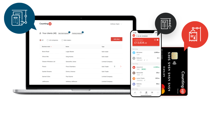 Countingup obtiene una ronda puente de 4 millones de libras esterlinas para su aplicación de contabilidad y banca para pequeñas empresas