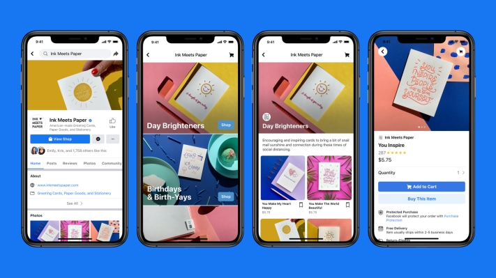 Facebook e Instagram lanzan Shops, convirtiendo los perfiles comerciales en escaparates