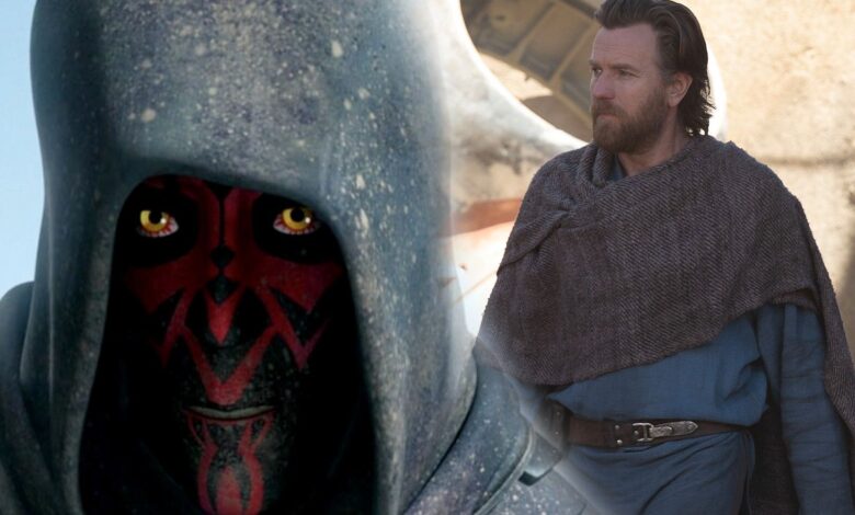 Darth Maul en Obi-Wan Kenobi Show Informes derribados por el director