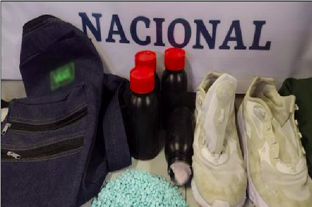 Decomisan cientos de pastillas de Fentanilo en la Terminal de Autobuses de Querétaro