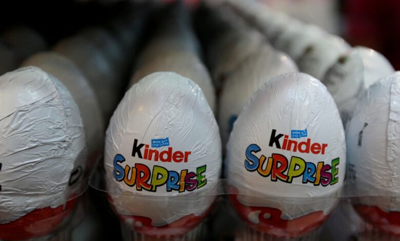 Detectan brote de salmonella por chocolates Kinder distribuídos en 10 países europeos y EU