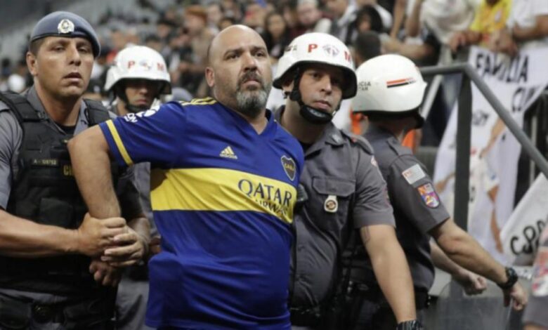 Detenido un hincha de Boca en Brasil por realizar gestos racistas