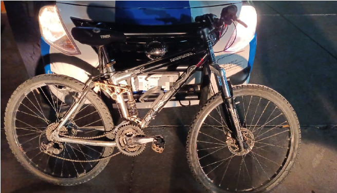 Detienen a presunto ladrón, pretendía vender una bicicleta robada en Facebook