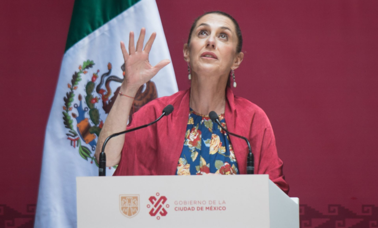 Diputados del PAN denuncian ante la FGR a Sheinbaum por violar veda electoral