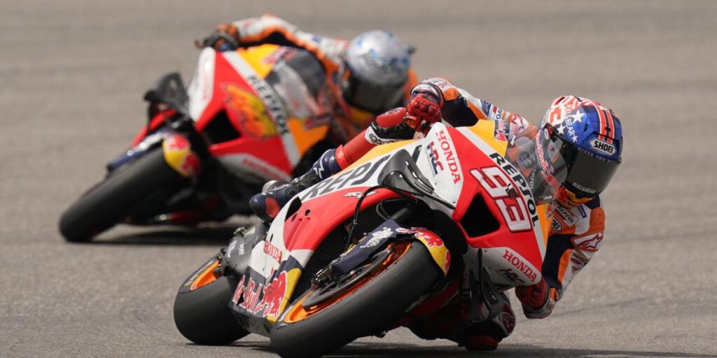 Doblete para Repsol Honda en un viernes pasado por agua en Portimao