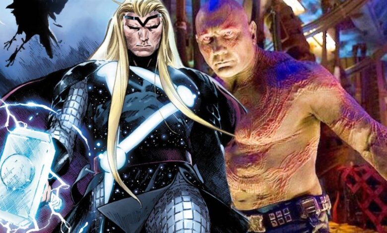 Drax de Guardianes de la Galaxia puede levantar Mjolnir (bajo una condición)