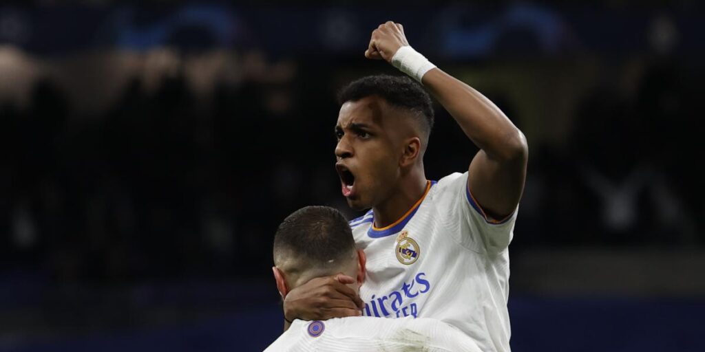 El 1-3 de Rodrygo, elegido el mejor gol de la semana en Champions