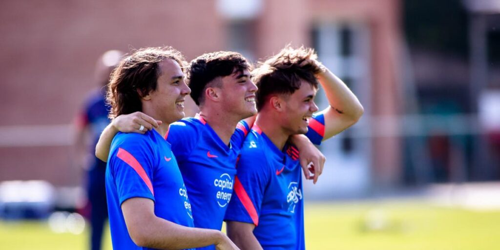 El Atlético, a por la final de la Champions Juvenil