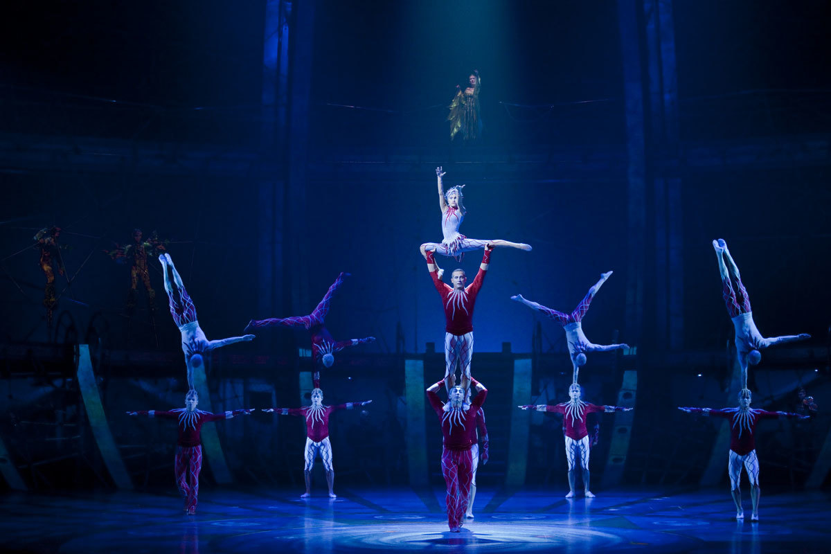 El ‘Circo del Sol’ presenta hoy su espectáculo Zed, solo visto en Japón hasta el momento