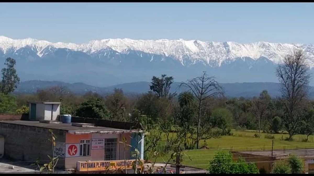 El Himalaya no se veía desde la India desde hace 30 años