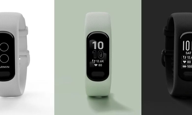 El Vivosmart 5 de Garmin dura hasta 7 días y puedes cambiar la banda