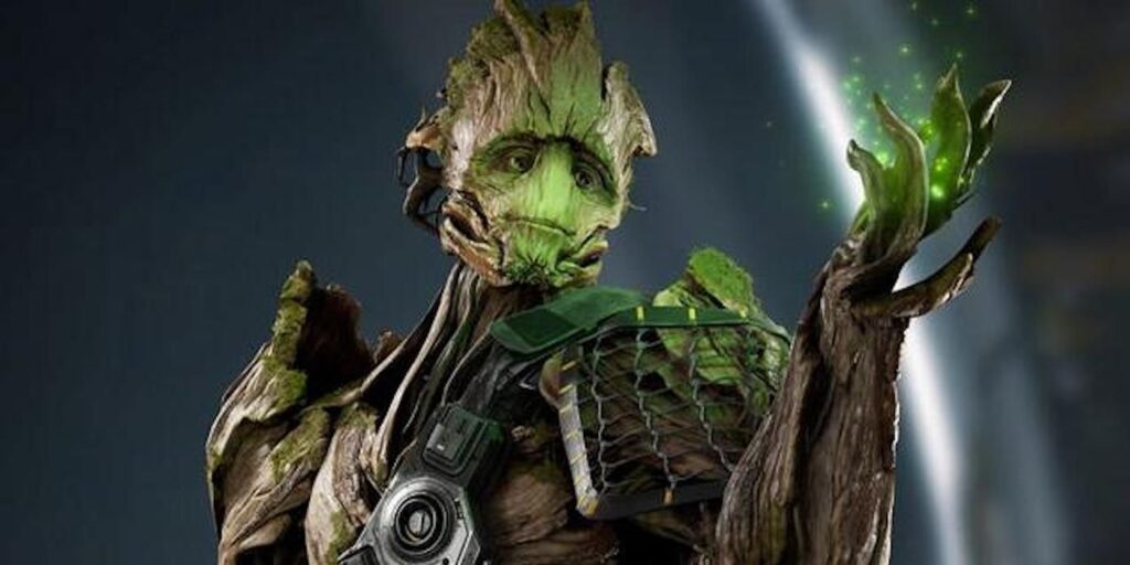 El actor Groot de GOTG Game repitió una sola línea 1600 veces
