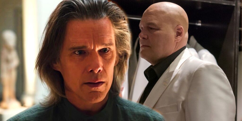 El actor Kingpin de MCU elogia al villano Moon Knight de Ethan Hawke, Arthur Harrow