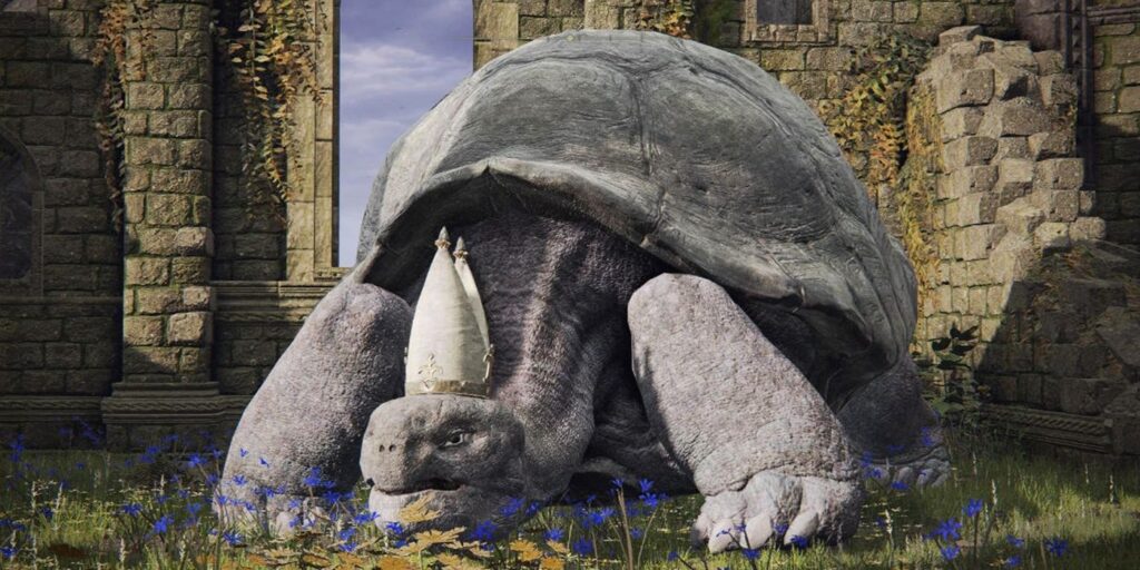El amado Turtle Pope de Elden Ring obtiene un adorable cosplay de un fan