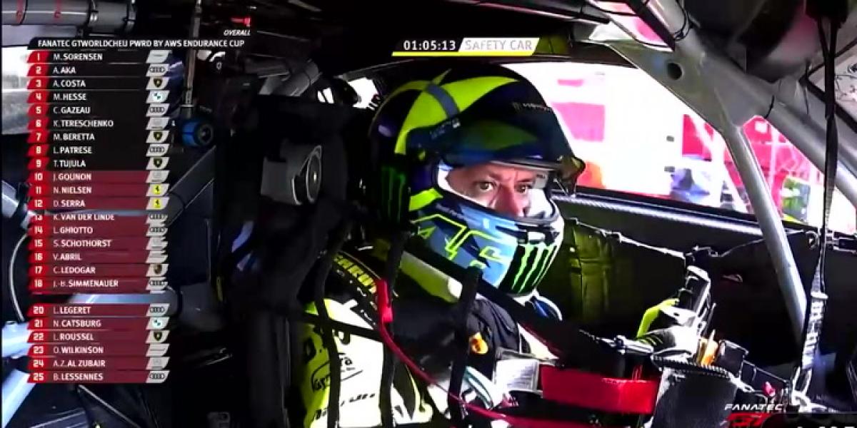 El clamoroso error de Valentino Rossi en su debut en GT