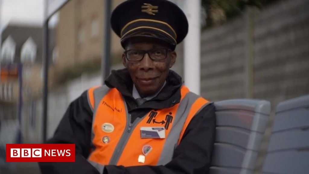 El ferroviario de 82 años sigue trabajando