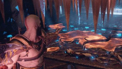 El jugador de God Of War accidentalmente tropieza con una trampa después de parar