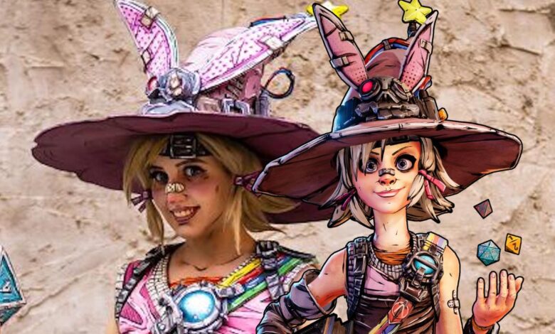 El país de las maravillas de Tiny Tina es real en un increíble cosplay caricaturesco
